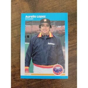 Aurelio Lopez 1987 Fleer #63 - Houston Astros - MLB